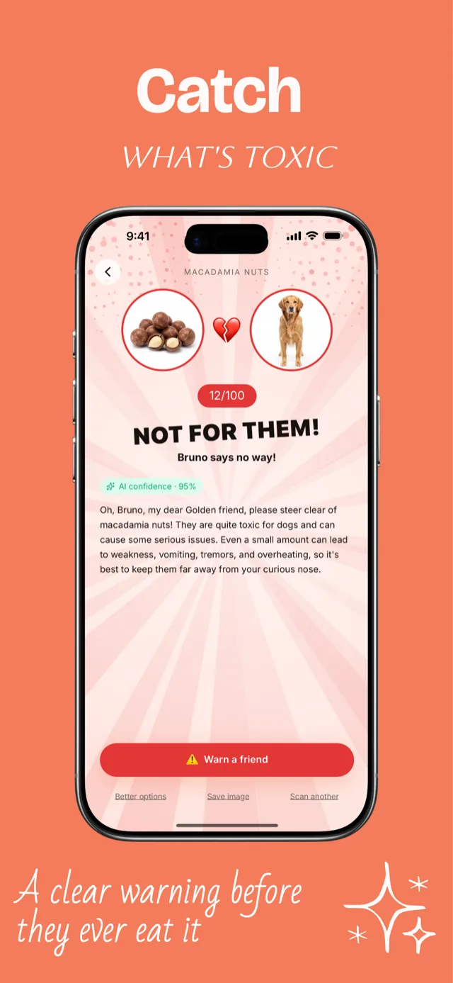 PawMe app screen