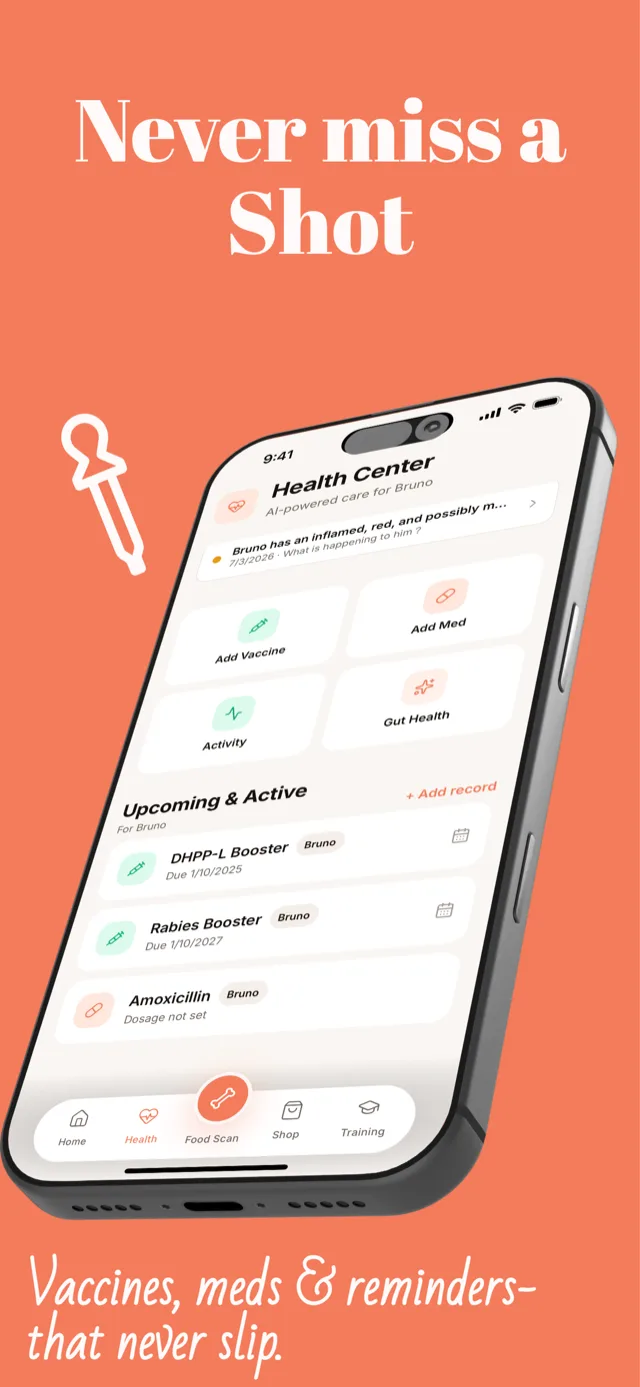 PawMe app screen